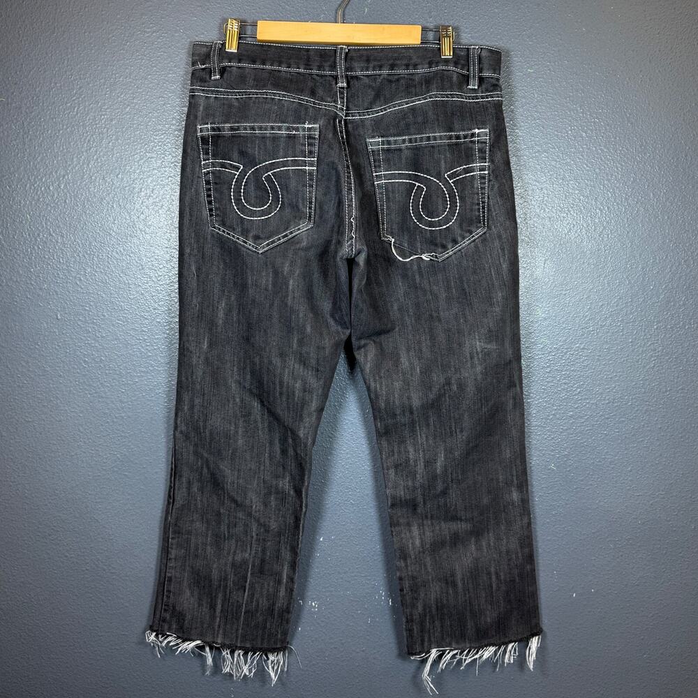 Avirex 36/34 men’s dark grey Y2K baggy vintage denim jeans